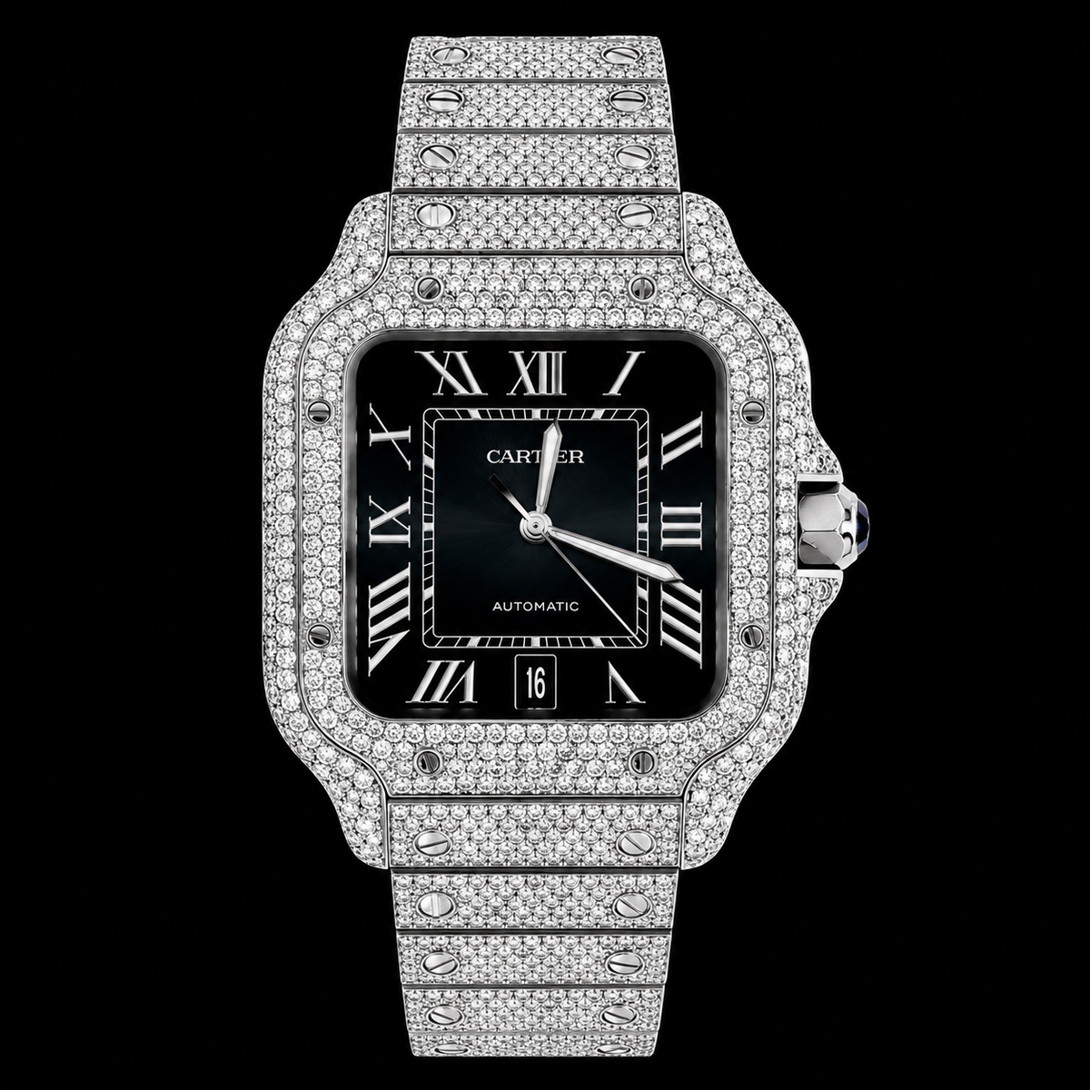 Moissanite Cartier Watch